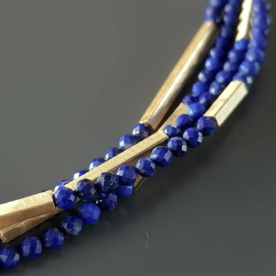 Naszyjnik z lapisem lazuli - obrazek 3