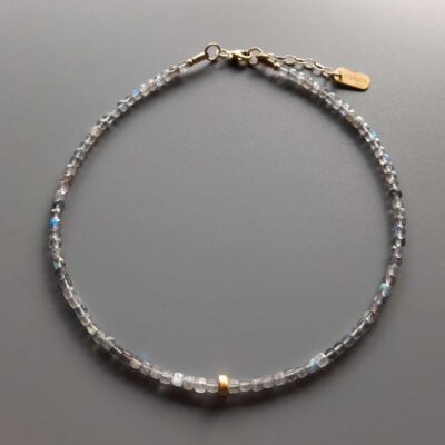 Choker z labradorytami - obrazek 4