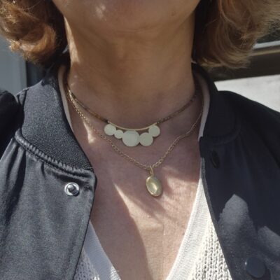 Choker BUBBLES z turmalinami - obrazek 7